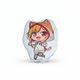 Фигурная подушка Хошино Руби Hoshino Ruby Звездное дитя Oshi No Ko 30x40 см - изображение 1