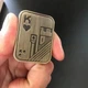EDC Фиджет игрушка карти Король-череп 2в1 магнитный Fidget Toy слайдер антистресс (бронзово-медный) - изображение 3