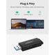 Картридер UGREEN USB 3.0 для SD і MicroSD (TF) карт пам'яті (USB 3.0, 5 Гбіт/с). Gray - зображення 5