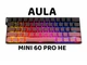 Клавиатура Магнитная AULA Blackpink Беспроводная Игровая. 2.4G/Bluetooth/Кабель. Батарея 4000mAh. RGB Подсветка. 8000 Герц/c. Yan Cloud Magnetic Switch - изображение 1