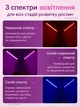 Фитолампа для роста растений полного спектра ультрафиолетовая лампа для растений, рассады, цветов гибкая лампа для растений на прищепке с таймером 2 LED - изображение 3