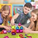 Різнокольорові Магнітні Міні-Блоки Magnetic Blocks Tiles 40 деталей 3D Магнітний Конструктор Дитячий для Хлопчиків та Дівчаток Розвиваючий Ігровий Набір для Подорожей у Металевому Боксі - изображение 9