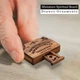 Мини спиритическая доска Отжа на английском языке коричневая MINI доска OUIJA ABC - изображение 6