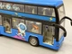 Двоповерховий автобус з інерцією підсвічуванням і звуком відкриваються двері 30,5 см Синій (325-1) - зображення 3
