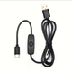 Зарядний USB кабель-перетворювач DC 5V до DC 5V/9V/12V - зображення 2