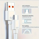 USB до USB-C Кабель для Заряджання, Підтримка Швидкої Зарядки та Обміну Даним - зображення 6