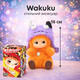 Кукла брелок Wakuku 16 см, Плюшевая игрушка монстрик - Детский аксессуар - изображение 1