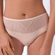 Трусики мікрофібра Lanny mode 51566 з сіткою Бежевий,XXXL - зображення 1
