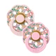 Пустушка 0-6 m BIBS x Liberty Boheme 2 PACK Oscar Meadow Latex Round (кругла) – Blossom Mix 2 pcs - изображение 3