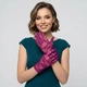 Рукавички жіночі мереживні короткі вечірні ажурні Honey Fashion Accessories S/M/L фіолетовий (7-70) - зображення 1