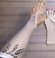 Рукавички мітенки жіночі сітка довгі без пальців Honey Fashion Accessories S/M/L білий (7-49) - зображення 4