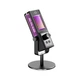 Мікрофон конденсаторний Mic Pro Audio CM-100 з RGB підсвіткою - зображення 1