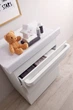 Дитячий комод пеленальний Azzurra Design Glam Lux Bianco білий - зображення 2