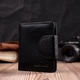 Кошелек для женщин вертикального типа из натуральной кожи ST Leather 22451 Черный - изображение 7