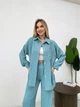 Костюм-двойка фисташкового цвета 37318 50/52 - изображение 4