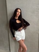 Жіночий лонгслів з вирізом крапля Uaclothes 42-46 Чорний (like37356-177881360) - зображення 3