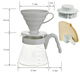 Набор Hario Pearl Grey Set V60 для заваривания кофе с пуровером V60 02, сервером 700 мл и 40 фильтрами (14EDC2EA78B1) - изображение 10
