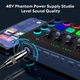 Внешняя звуковая карта F11 - 5 канальный микшер, аудиоинтерфейс, Bluetooth, адаптер Live Sound Card USB-гарнитура для микрофона - изображение 7