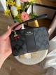 Гаманець чорний сірий Signature Canvas натуральна шкіра + подарункове пакування - изображение 2