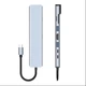 8 в 1 USB-C хаб адаптер Type-C 4K 30Hz конвертер Ethernet USB 3.0 USB C док-станція розгалужувач для ноутбука для Macbook Hub (UUSB3.0_to_HDTV) - зображення 7