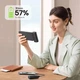 Повербанк Baseus Compact Mini Power bank 5000 mAh 20W PD Type-C швидка зарядка, Білий (P1OO6B3O6Z13-OO) - зображення 6