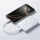 Портативное зарядное устройство Baseus EnerFill FM11 Magnetic 10000 мА·ч, 22.5W, MagSafe, ультратонкий, белый (P1OOB21OEZI3-OO) - изображение 12