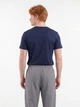 Футболка спортивная для тренировок длинная мужская Puma Train All Day Foundations 52590898 2XL Navy-White (4069157839495) - изображение 2