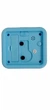 Будильник кварцовий 927 9х9х4 см Blue (4044) - зображення 2
