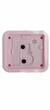 Будильник кварцовий 927 9х9х4 см Pink (4045) - зображення 2