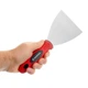 Шпатель из нержавеющей стали 100мм Проф INTERTOOL KT-2610 - изображение 4
