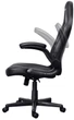 Крісло Trust GXT703 Riye, ПУ шкіра, Foldable Armrests, чорний (645094) - зображення 5
