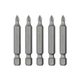 Комплект отверточных насадок PH1 1/4"*50мм, ACR, S2, уп. 5шт., STORM INTERTOOL VT-0201 - изображение 3