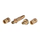 Комплект насадка латунная для полива 1/2" с коннекторами INTERTOOL GE-1426 - изображение 1