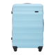 Дорожня пластикова валіза Wings Vult01 Vulture велика (L) на 4 колесах 75х48х29 см, блакитна - зображення 2