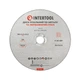 Круг отрезной по металлу 180*2.0*22.2мм INTERTOOL CT-4014 - изображение 1