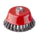 Щетка чашечная 125 мм М14 (пучки витой проволоки) INTERTOOL BT-2125 - изображение 1