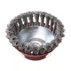 Щетка чашечная 125 мм М14 (пучки витой проволоки) INTERTOOL BT-2125 - изображение 3