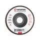 Диск шлифовальный лепестковый 115 x 22мм зерно K80 INTERTOOL BT-0108 - изображение 1