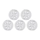 Круг наждачный самоклеющийся 125мм с отверстиями, бумага класс С, плотность 140 г/м2, К150, уп. 5ед INTERTOOL BT-0588 - изображение 2