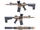 Страйкбольна штурмова гвинтівка Classic Army DT-4 Double Barrel M4 AEG Desert Bronze - изображение 3