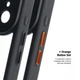 Чехол для смартфона ArmorStandart Unit-C MagCase для Apple iPhone 17 Pro Max Black + Orange Button Set (ARM90589) - изображение 5