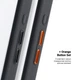 Чехол для смартфона ArmorStandart Unit MagCase для Apple iPhone 17 Black + Orange Button Set (ARM90579) - изображение 5