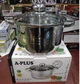 Каструля зі скляною кришкою 3.9 л A-Рlus WK-2167 - зображення 2