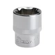 Головка шестигранная 1/2", 24ммx38мм Cr-V INTERTOOL ET-0024 - изображение 2