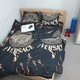 Постільна білизна KoTetextile бязь голд двоспальна 180-215 см 50-70 2шт з резинкою версаче чорний - зображення 2