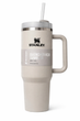 Термокружка Stanley Quencher H2.O FlowState™ Tumbler з трубочкою і ручкою 1.18 л Бежевий - изображение 2