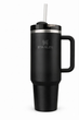 Термокружка Stanley Quencher H2.O FlowState™ Tumbler з трубочкою і ручкою 1.18 л Чорний - изображение 3
