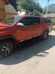 Боковые молдинги накладки на двери Toyota Hilux Revo Тойота Хайлюкс Рево 2015- черные с хром вставкой ABS L1691 - изображение 9