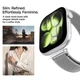 Ремінець Spigen WBM4 Band для Apple Watch Series 11/10 42 mm | Series 9/8/7 41 mm | 6/5/SE 40 mm | 3/2/1 38 mm Silver (AMP10498) - зображення 6