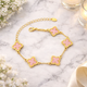 Браслет в стиле Van Cleef (Gold-Pink) - изображение 3